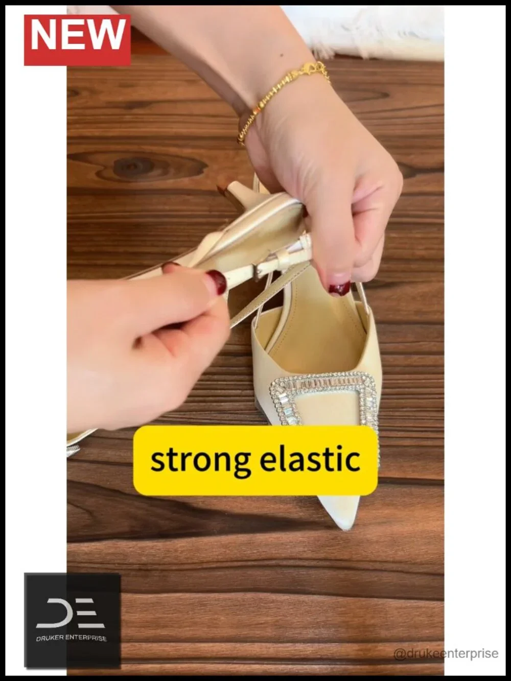 Women's Wedding Shoes Low Heel Closed Toe Bridal Ivory Cream Leather Sole